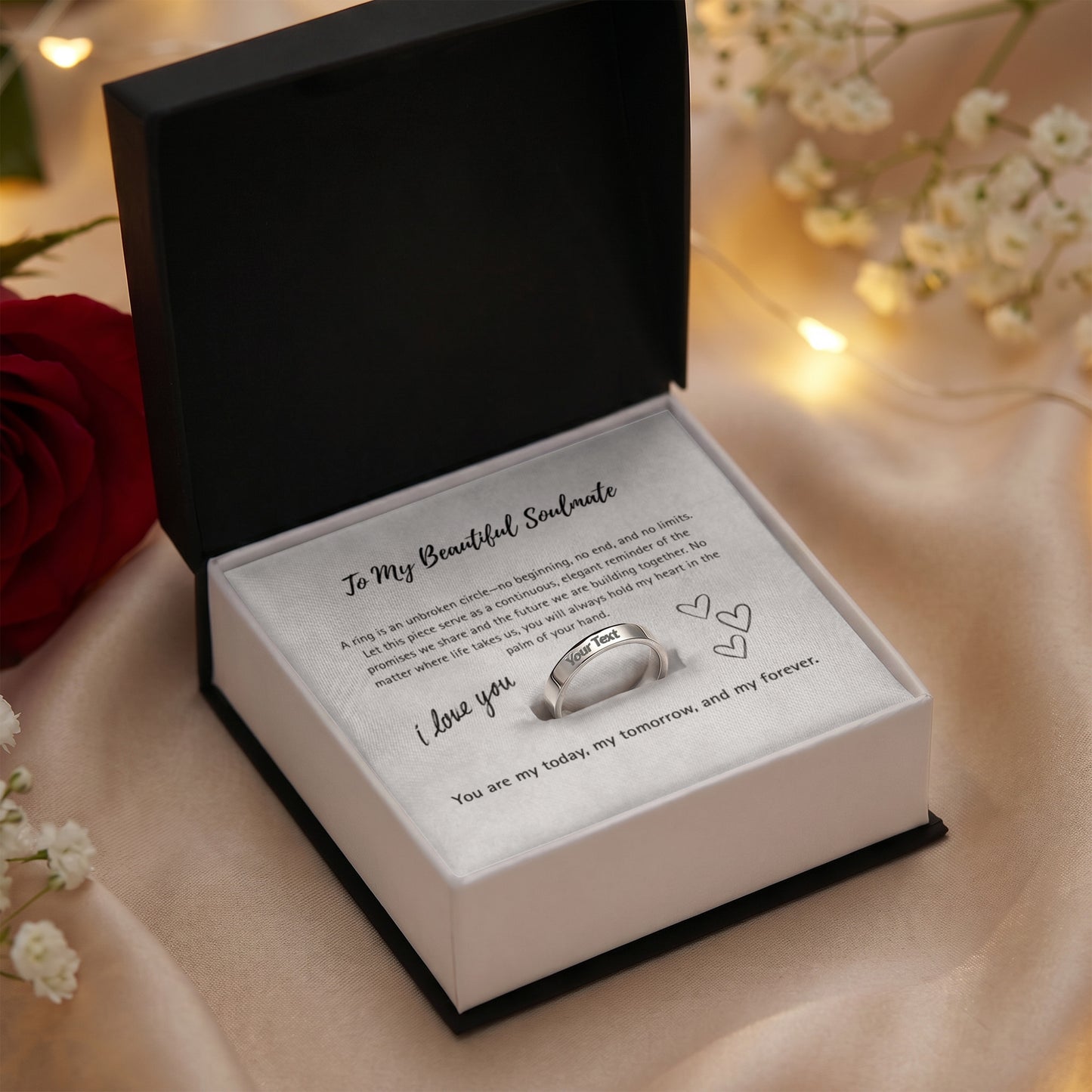 The "Forever Soulmate" Romantic Promise Ring