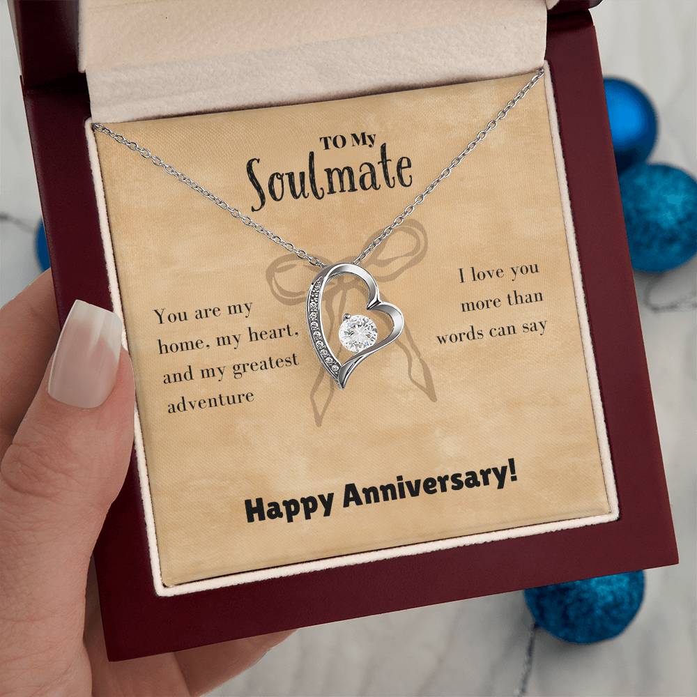 Soulmate - You are my home - Forever Love Necklace
