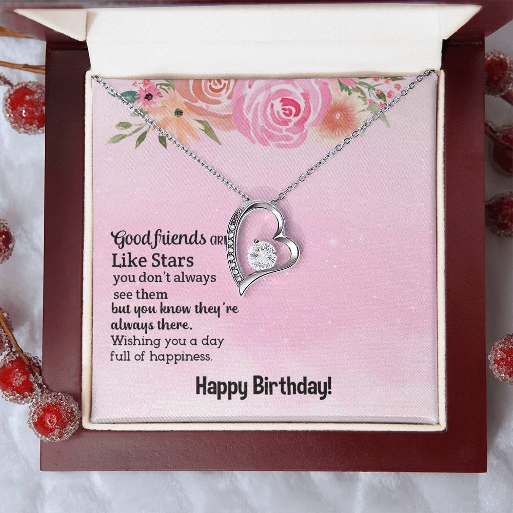 Birthday - Good friends - Forever Love Necklace