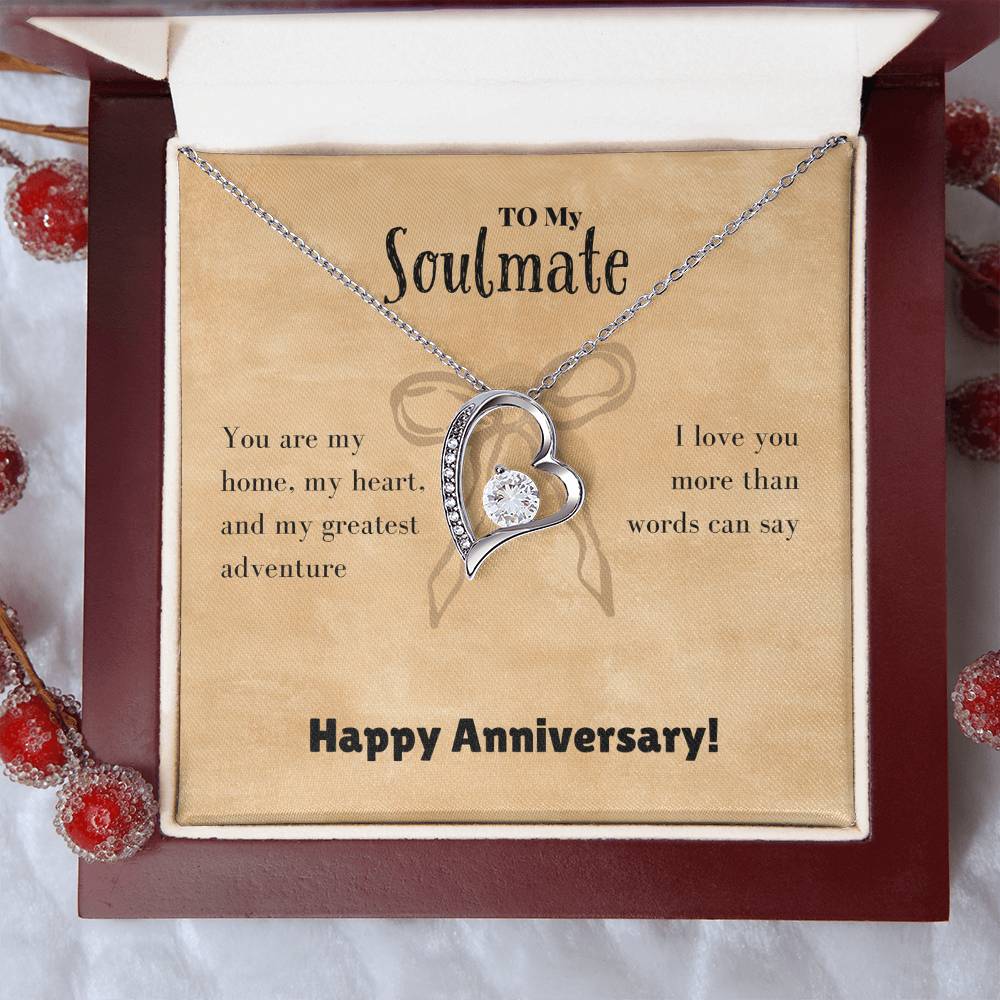 Soulmate - You are my home - Forever Love Necklace