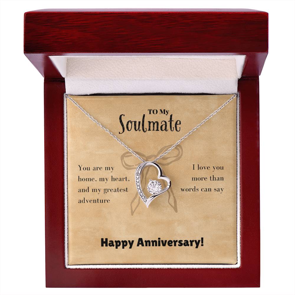 Soulmate - You are my home - Forever Love Necklace