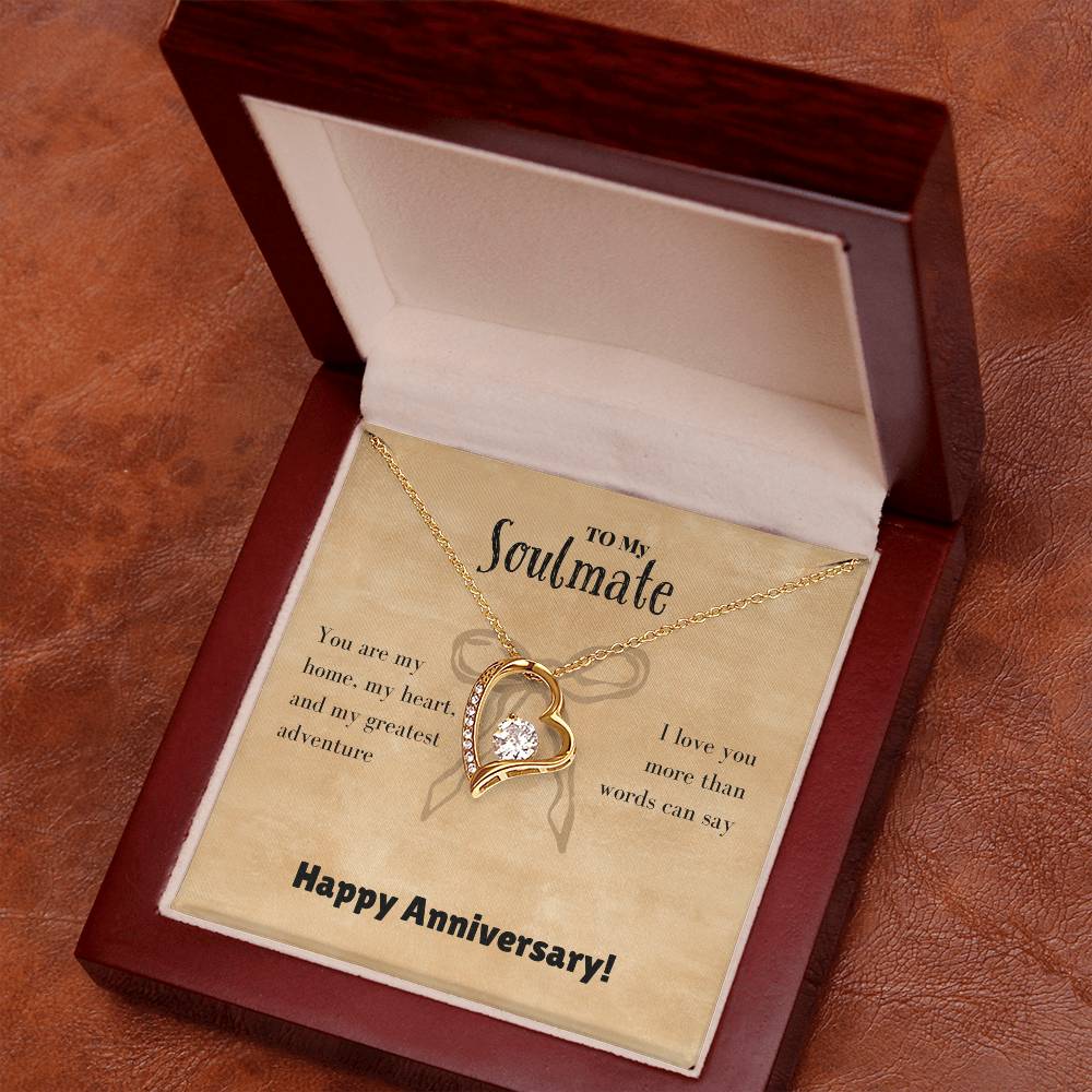 Soulmate - You are my home - Forever Love Necklace