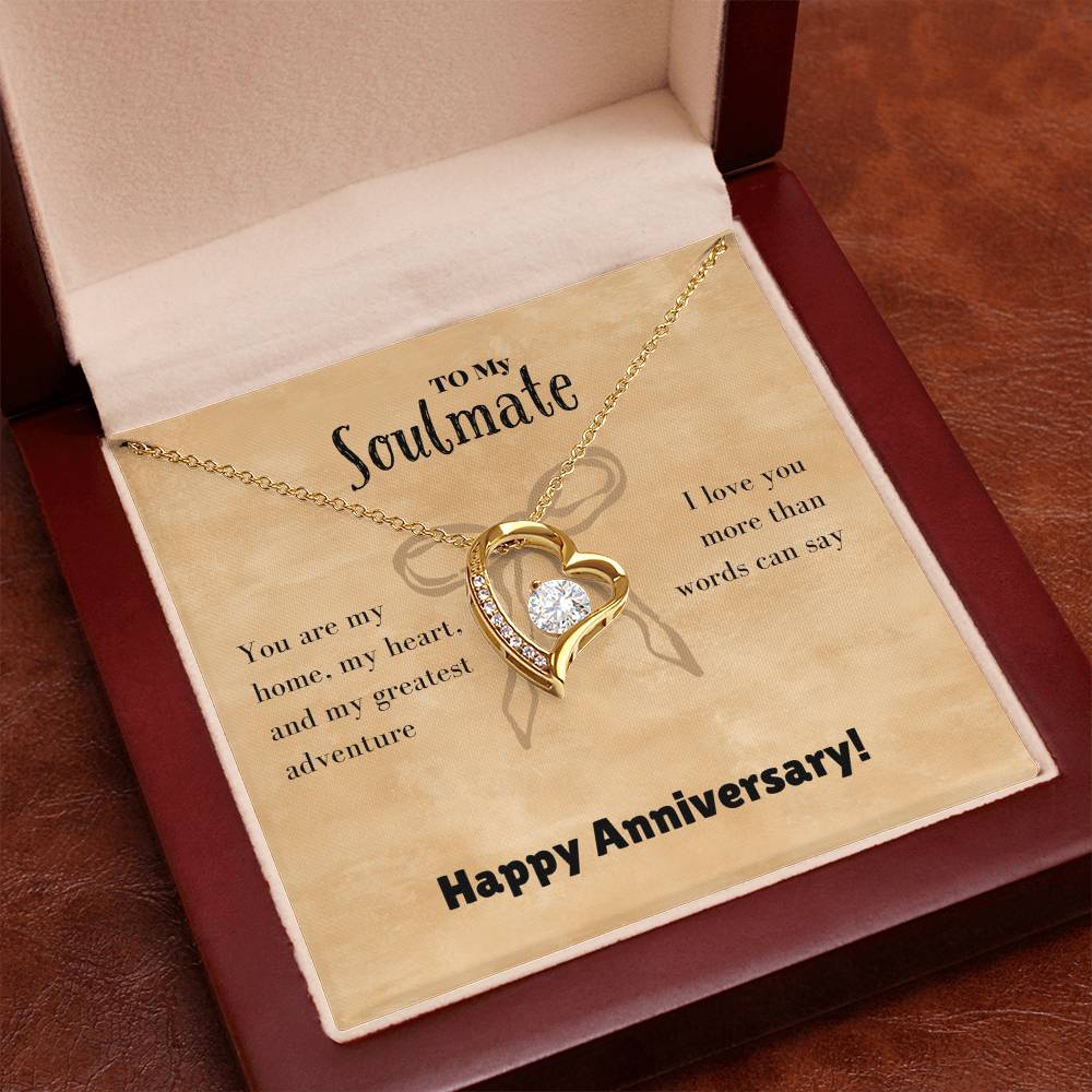 Soulmate - You are my home - Forever Love Necklace