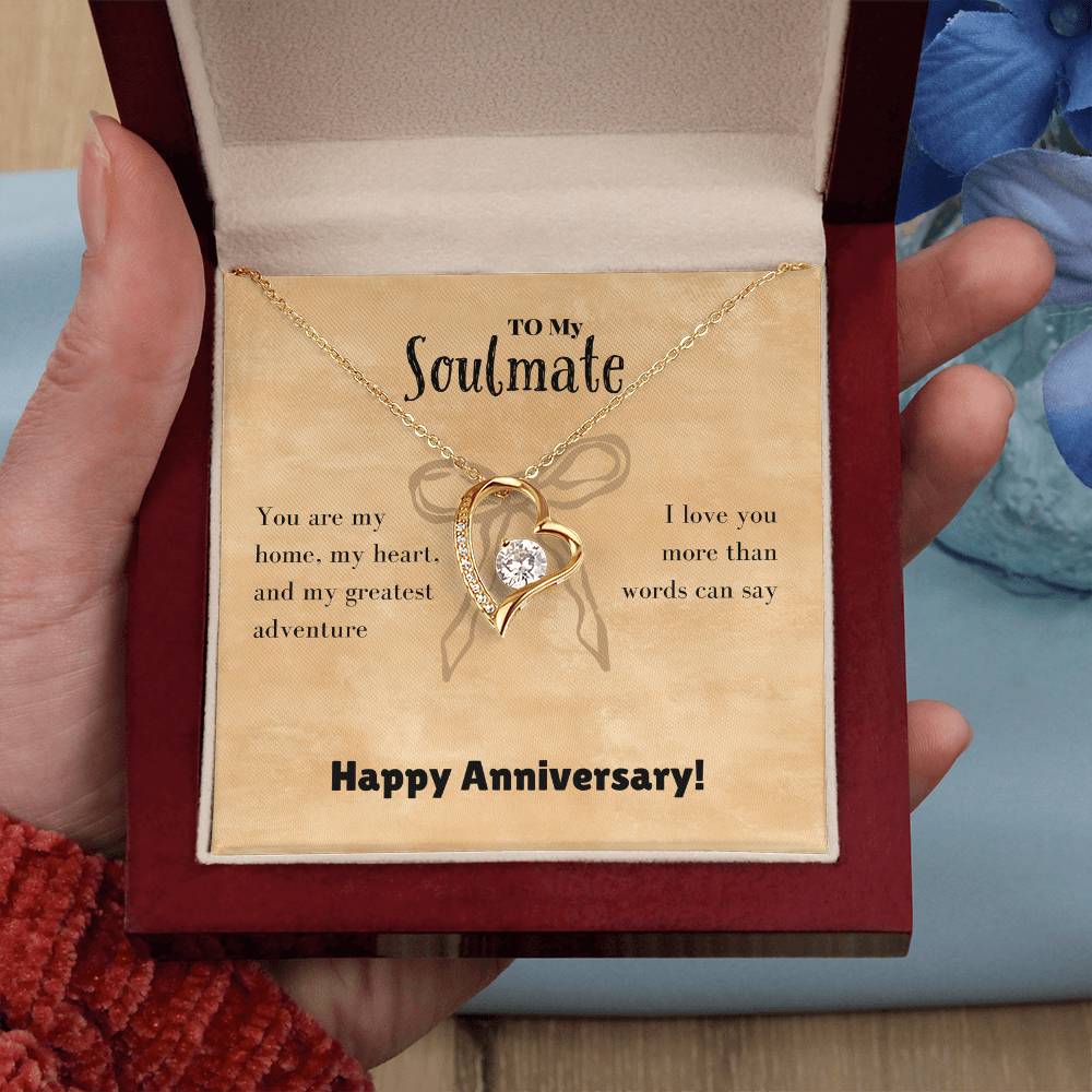 Soulmate - You are my home - Forever Love Necklace