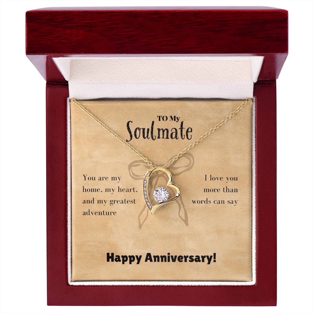 Soulmate - You are my home - Forever Love Necklace