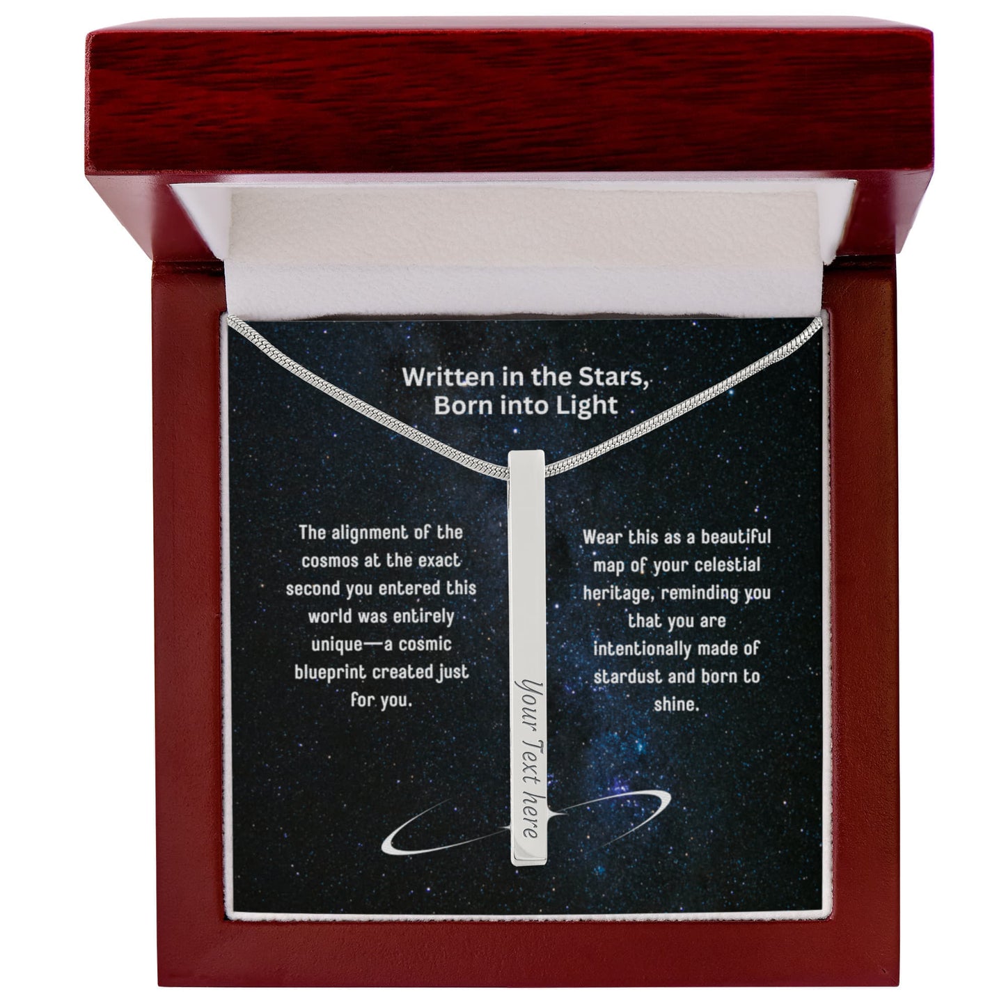 The "Astrological Alignment" Custom 4-Sided Zodiac Necklace