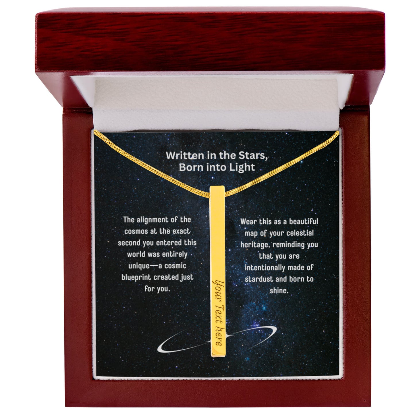 The "Astrological Alignment" Custom 4-Sided Zodiac Necklace