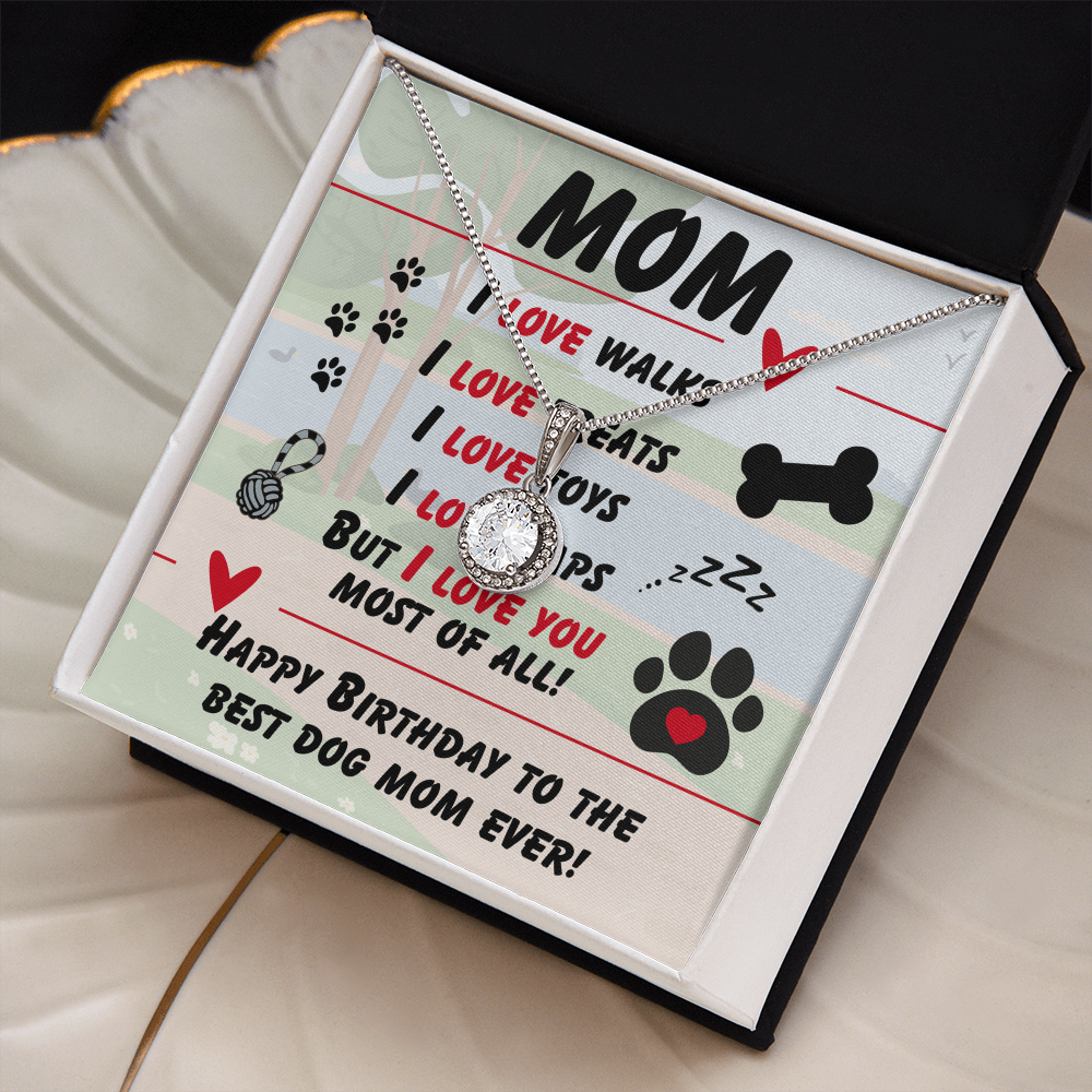 Mom - I love walks - Eternal Hope Necklace