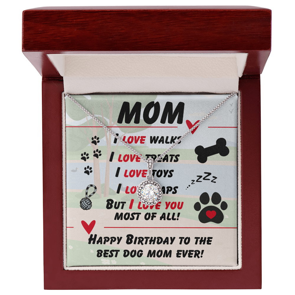 Mom - I love walks - Eternal Hope Necklace
