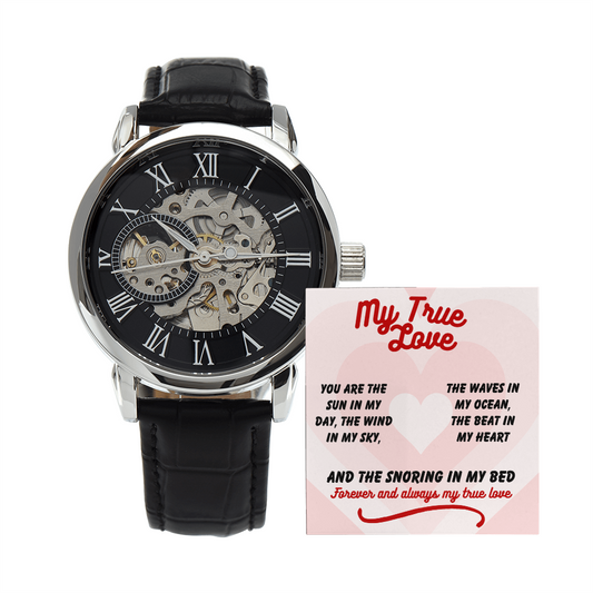 My true love - You are the sun - Openwork Watch