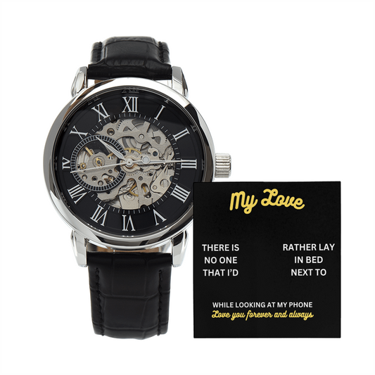 My love - There is no one - Openwork Watch