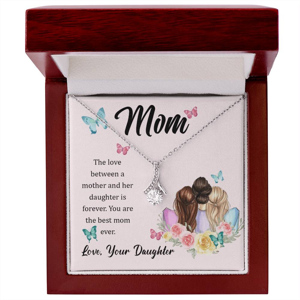 To Mom - The love between - Alluring Beauty Necklace