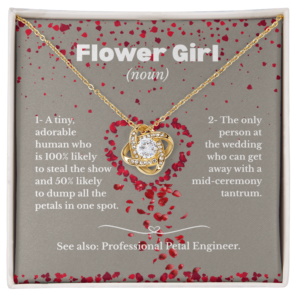 Flower Girl - Definition - Love Knot Necklace