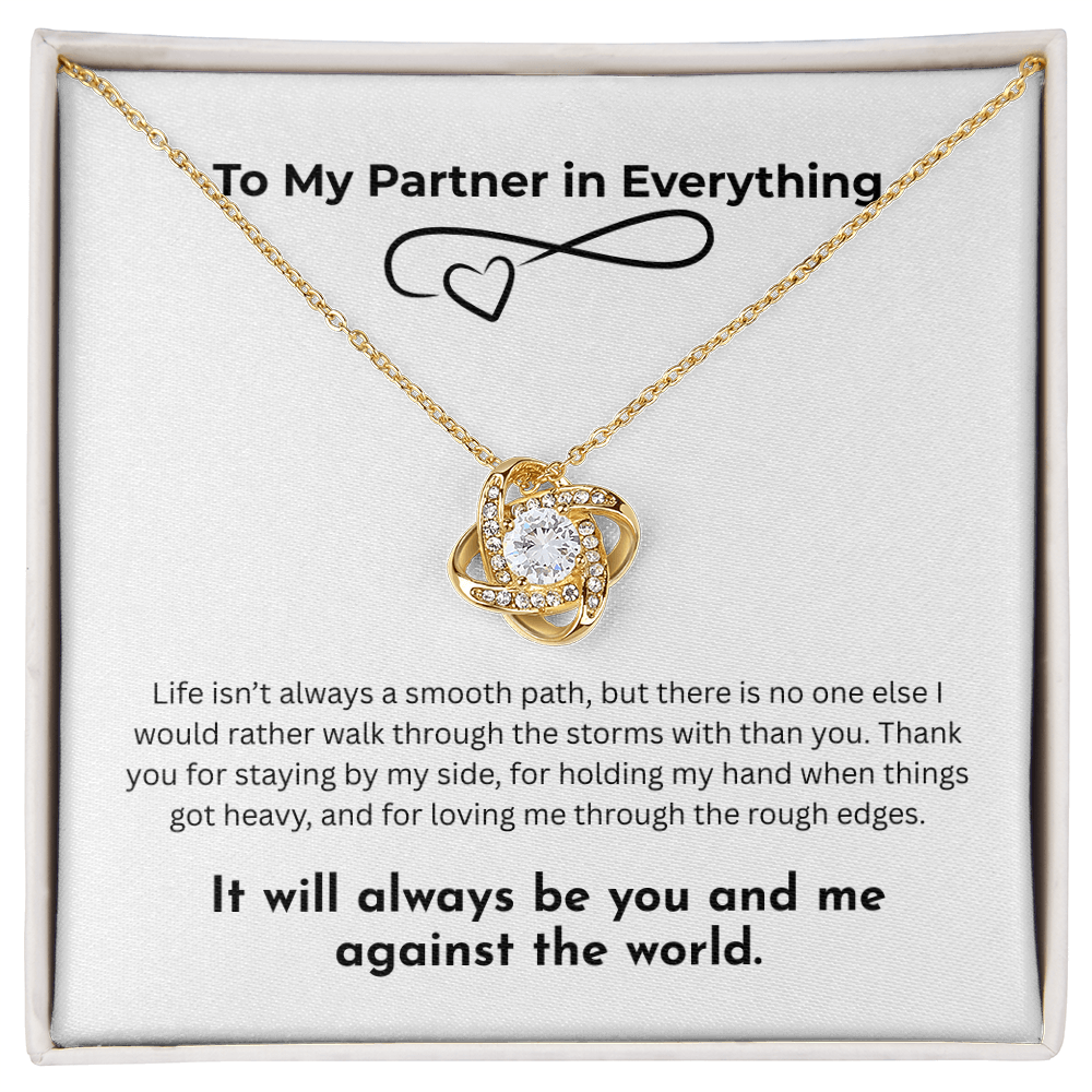 The "Resilient Love" Weathering the Storm Knot Necklace