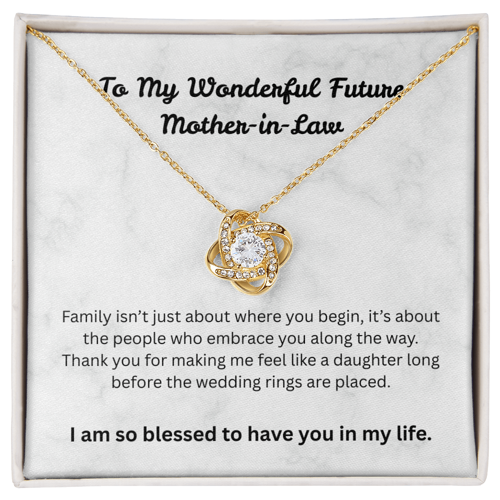 The "Blended Family" Interlocking Wedding Knot for Mother-in-Law
