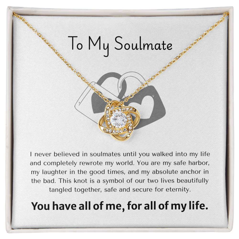 The "Cosmic Connection" Love Knot Pendant for Soulmate