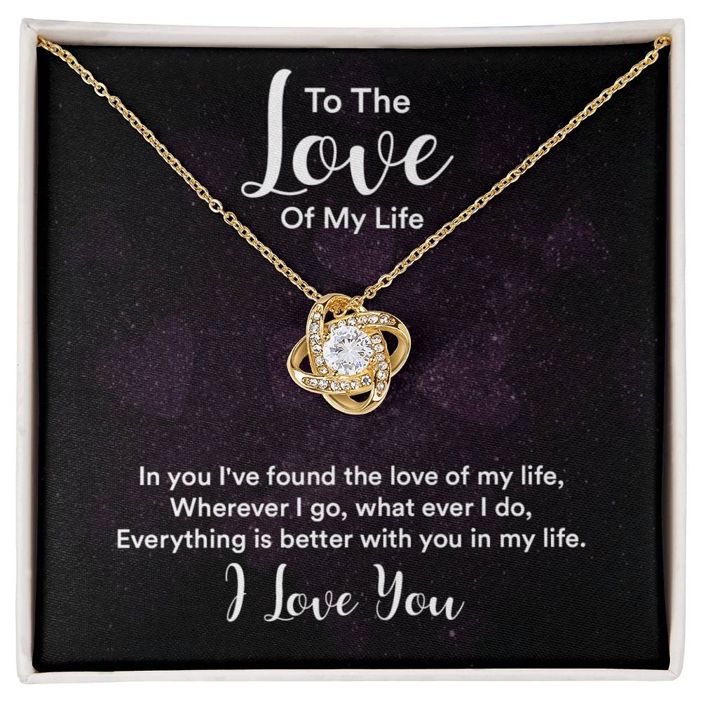 To love - In you - Love Knot Necklace