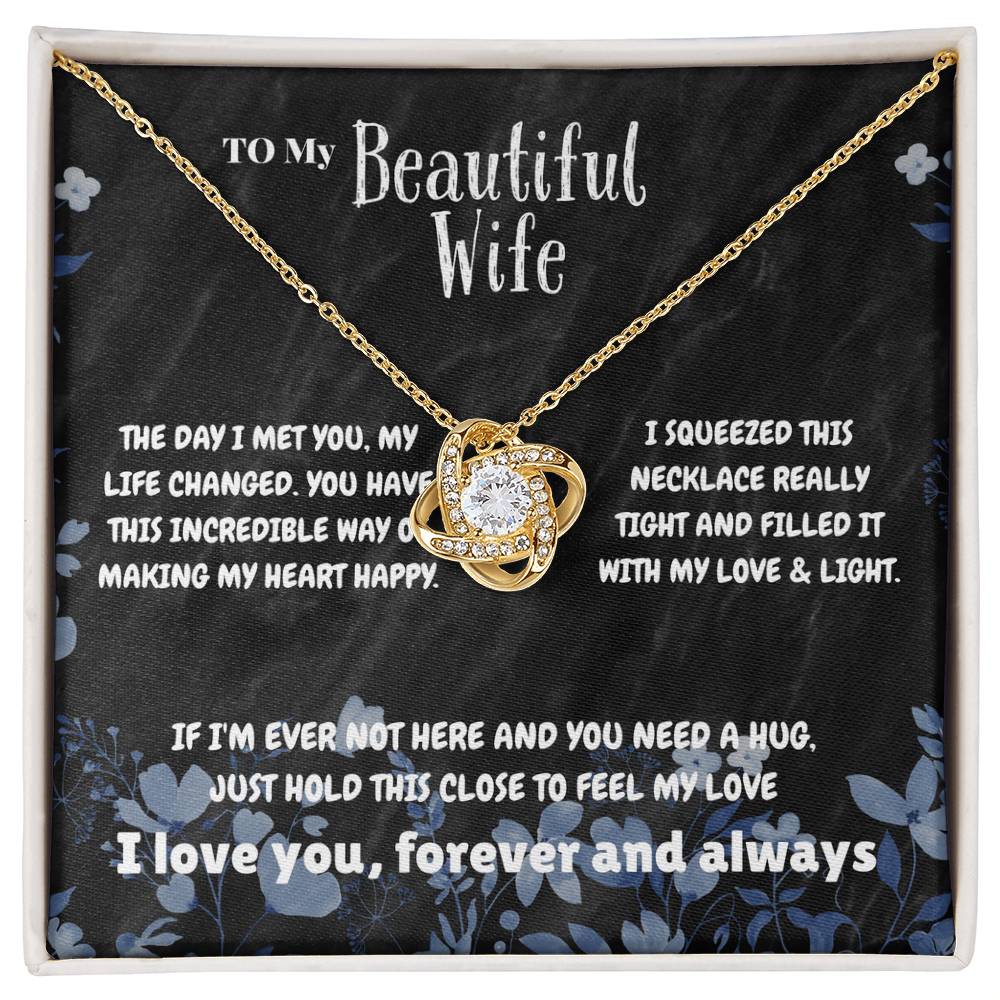 Wife - The day - Love Knot Necklace