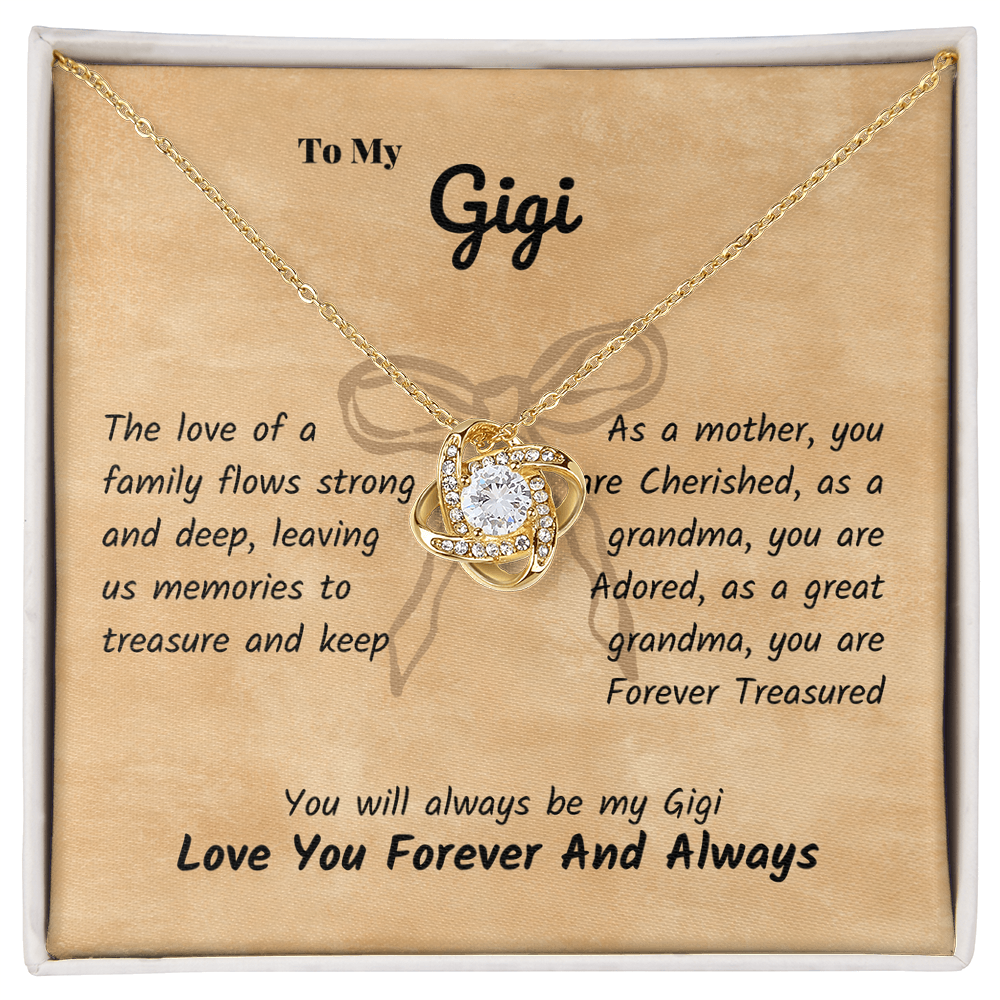 Gigi - The love - Love Knot Necklace