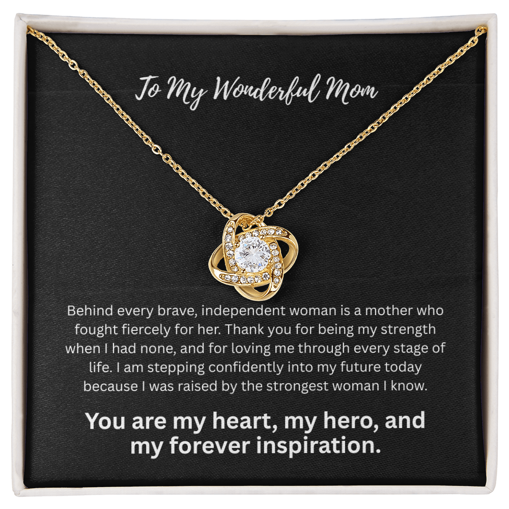 The "Unbreakable Bond" Mother of the Bride Interlocking Knot
