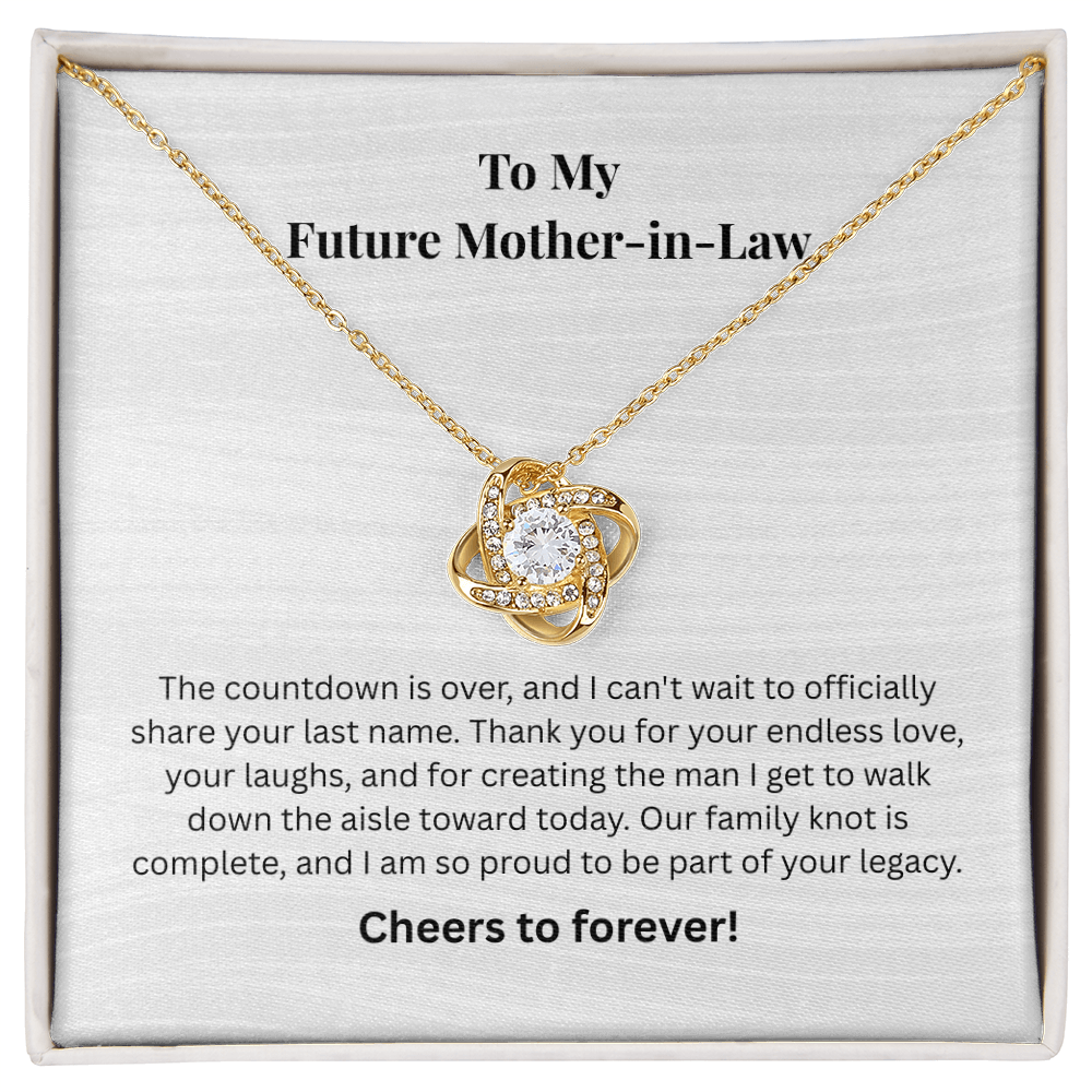 The "Modern Legacy" Interlocking Wedding Knot for Mother-in-Law