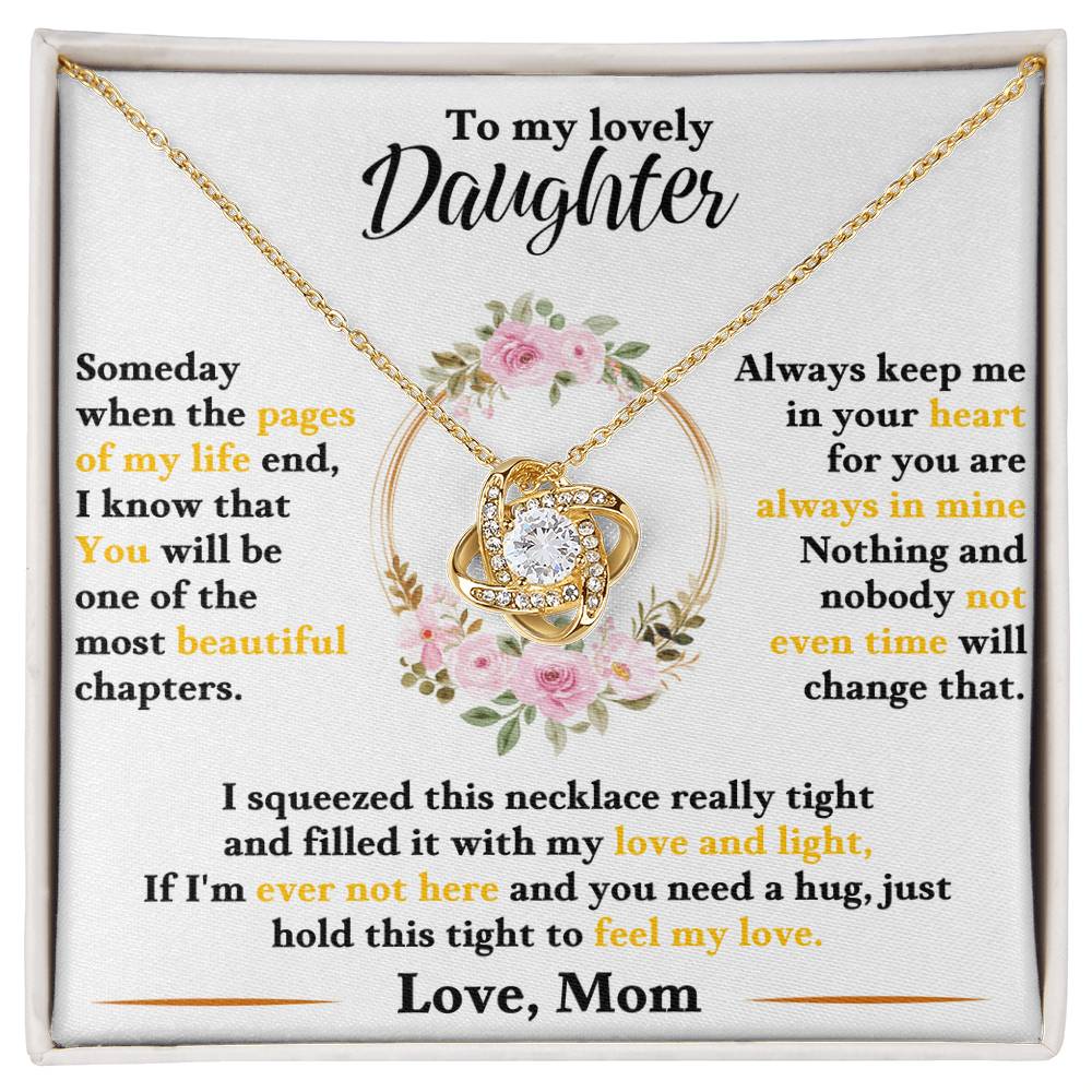 daughter - Someday - Love Knot Necklace