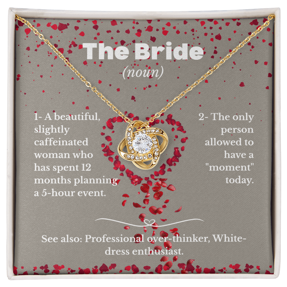 The Bride - White dress enthusiast - Love Knot Necklace