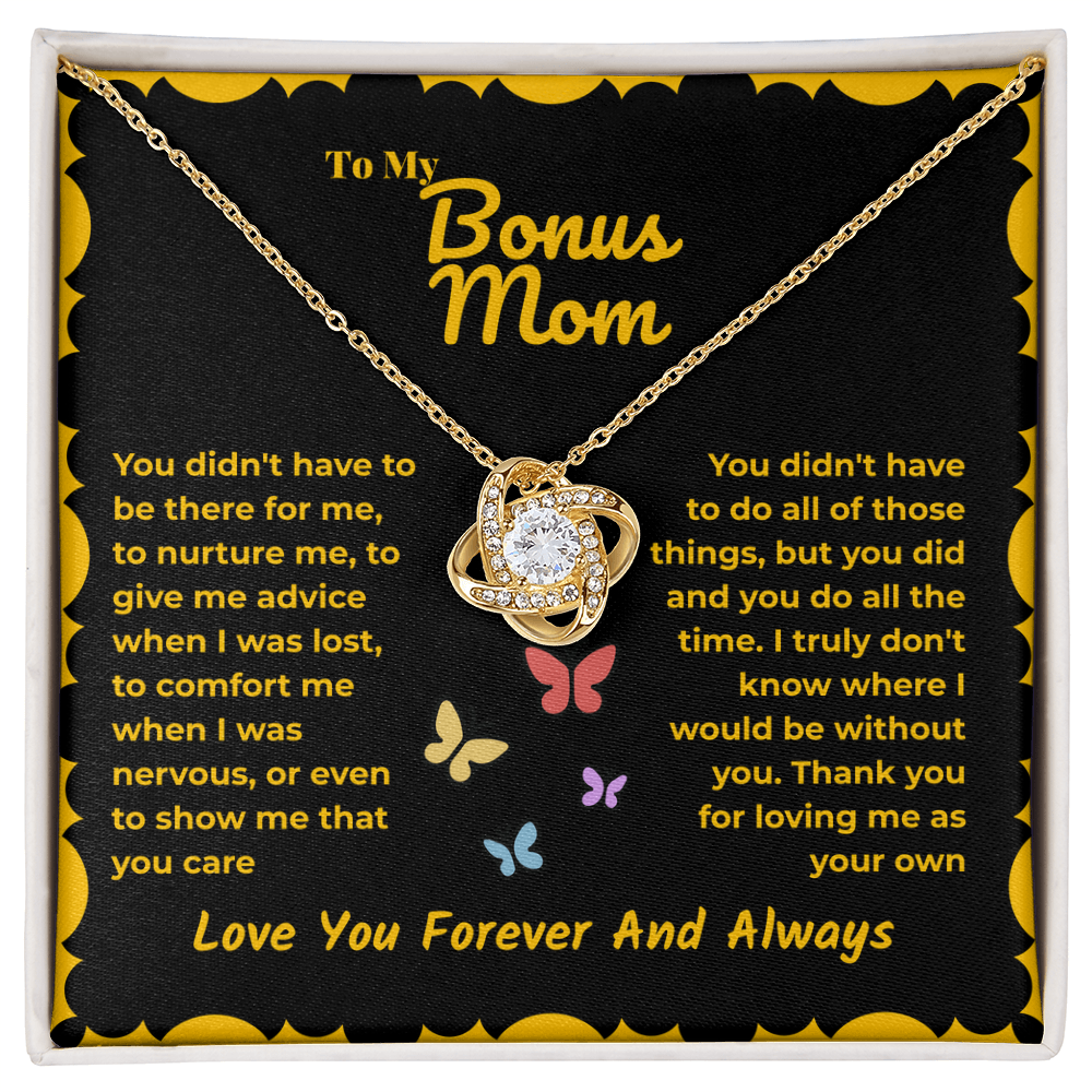 Step mom - You didn't have to - Love Knot Necklace