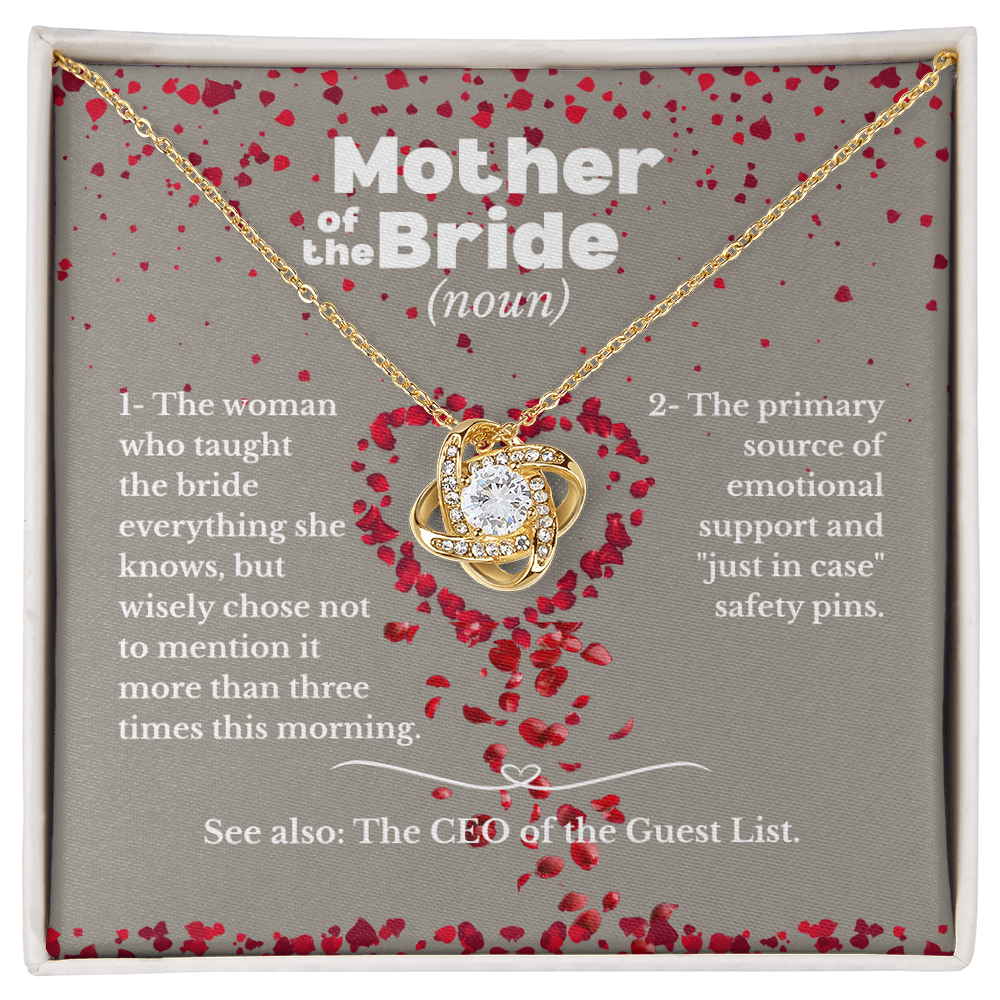 Mother of the Bride - Guest List CEO - Love Knot Necklace