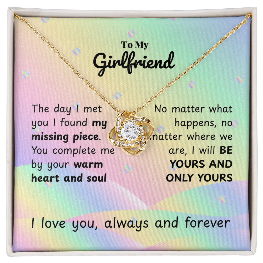 Girlfriend - The day I met you - Love Knot Necklace