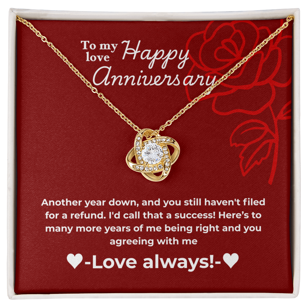 My love - Another year - Love Knot Necklace