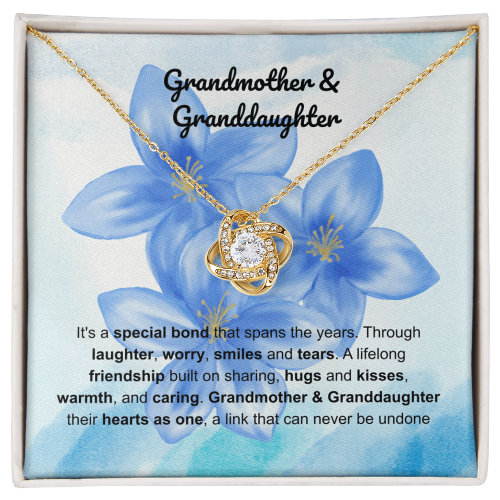 Grandmother daughter - special bond - Love Knot Necklace