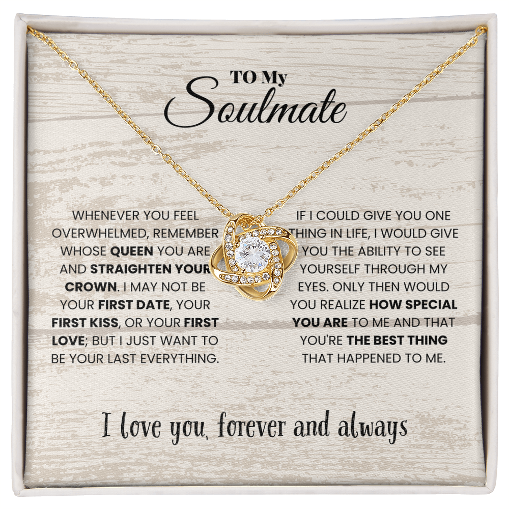 Soulmate - Whenever you feel - Love Knot Necklace