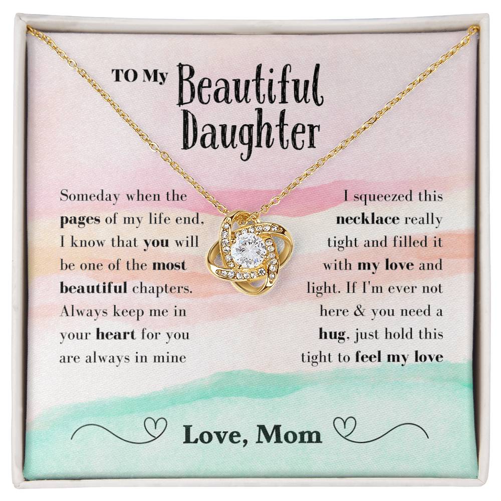 daughter - Someday - Love Knot Necklace