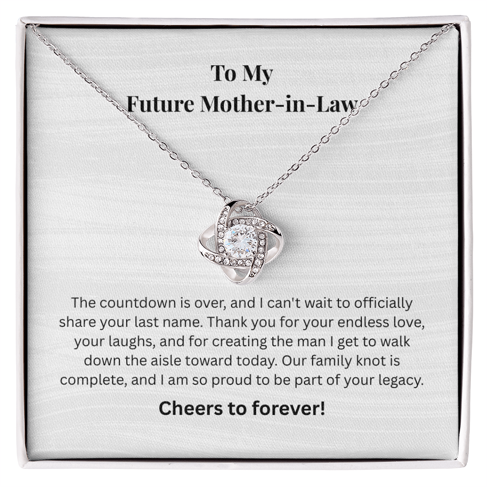 The "Modern Legacy" Interlocking Wedding Knot for Mother-in-Law