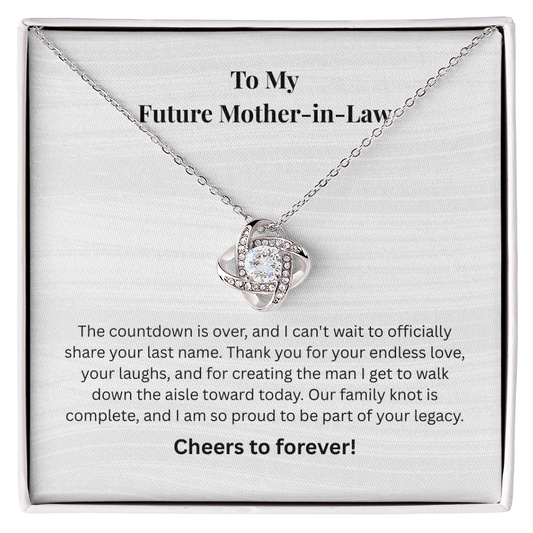The "Modern Legacy" Interlocking Wedding Knot for Mother-in-Law