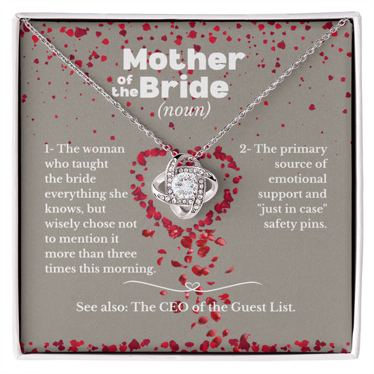 Mother of the Bride - Guest List CEO - Love Knot Necklace