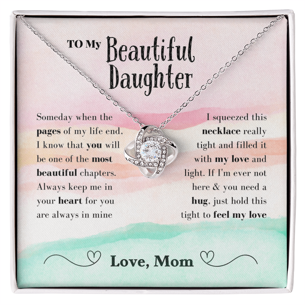 daughter - Someday - Love Knot Necklace