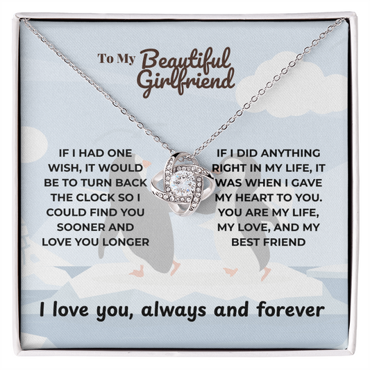 Girlfriend - IF I HAD - Love Knot Necklace