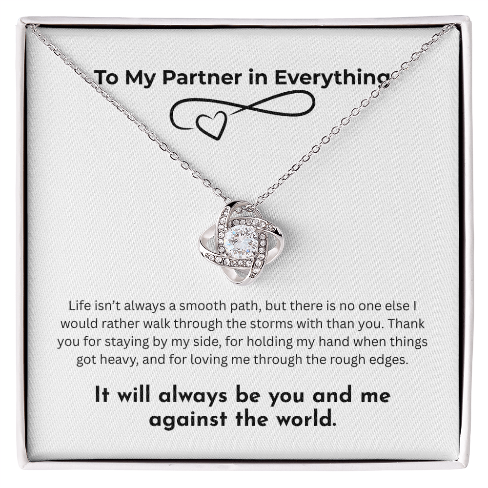 The "Resilient Love" Weathering the Storm Knot Necklace