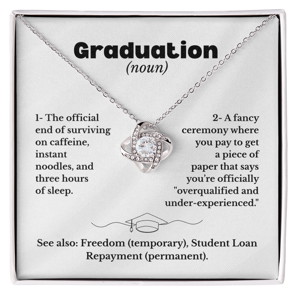 Graduate - Definition - Love Knot Necklace