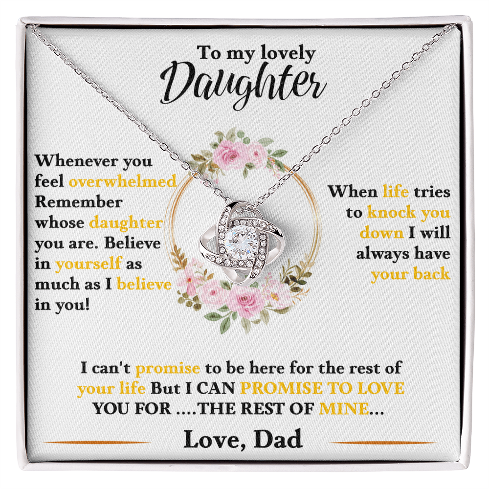 daughter - Whenever - Love Knot Necklace
