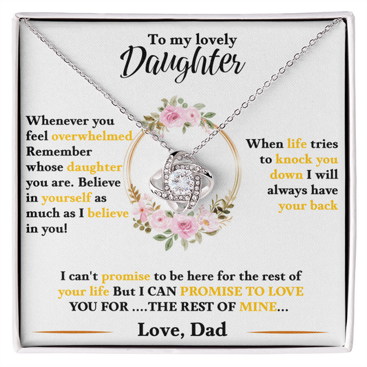 daughter - Whenever - Love Knot Necklace