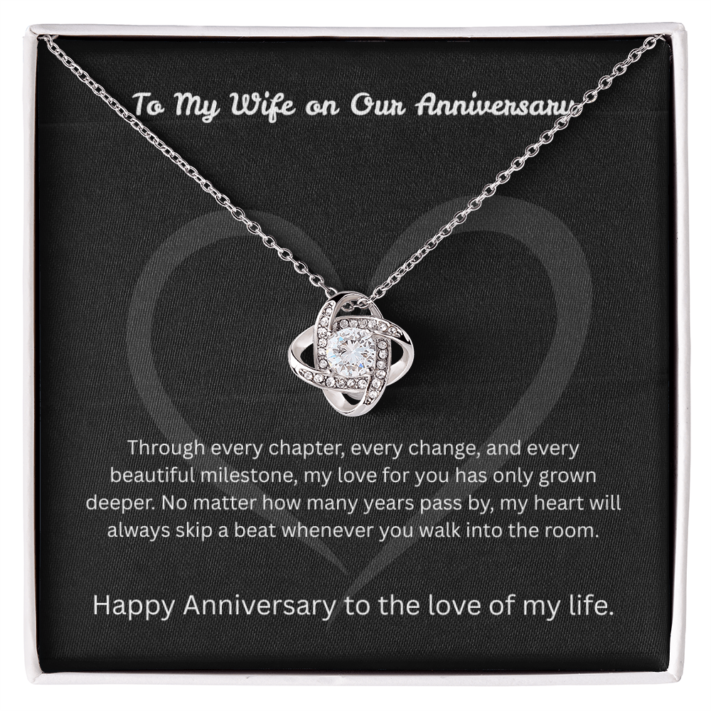 The "Forever Vows" Anniversary Interlocking Knot Necklace