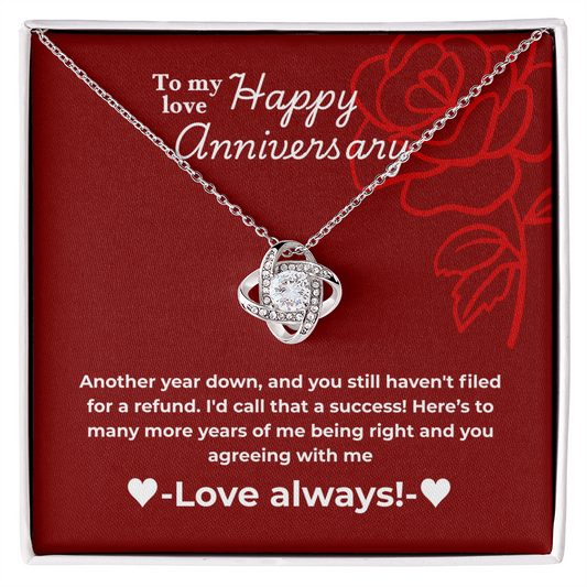 My love - Another year - Love Knot Necklace
