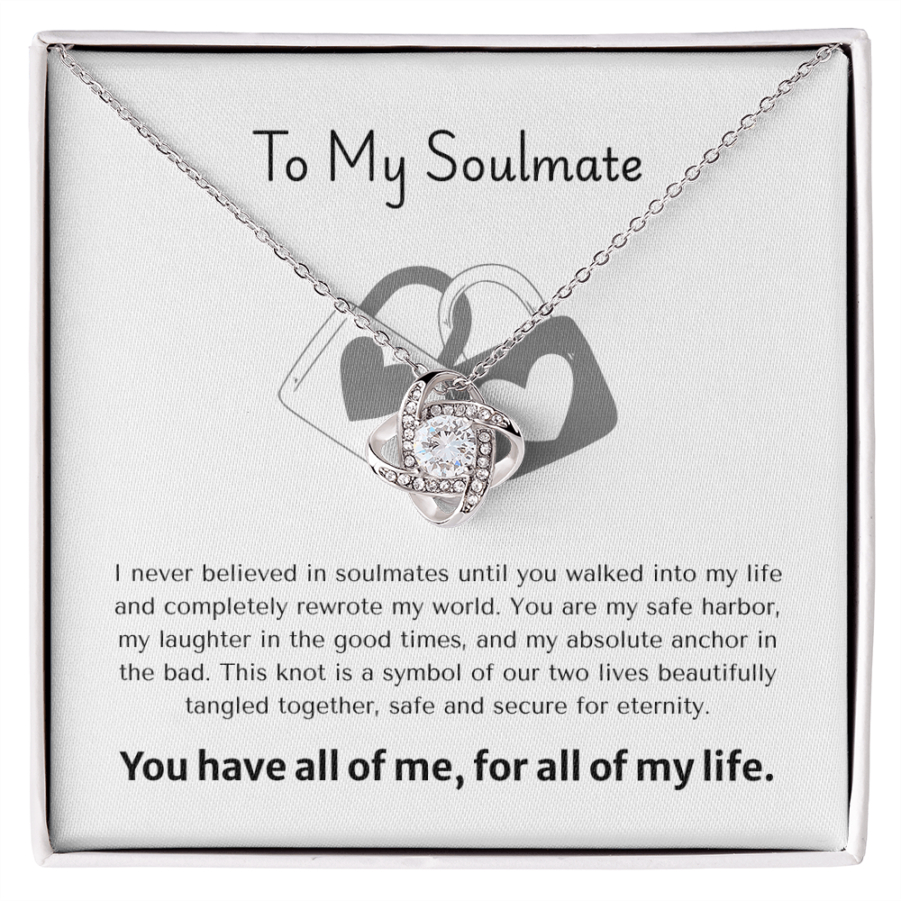 The "Cosmic Connection" Love Knot Pendant for Soulmate