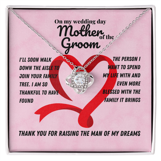 Mother in law - I'll soon walk - Love Knot Necklace