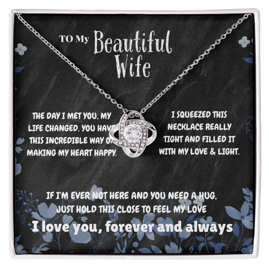 Wife - The day - Love Knot Necklace