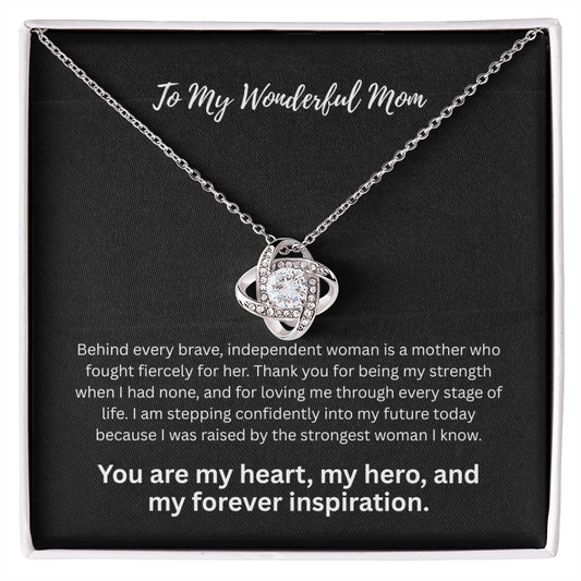 The "Unbreakable Bond" Mother of the Bride Interlocking Knot