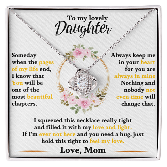 daughter - Someday - Love Knot Necklace